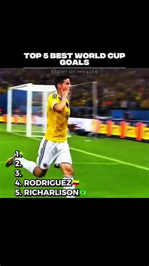 Top five World Cup best goals #Football #worldcup