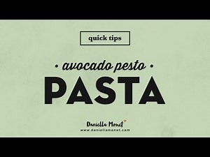 Avocado Pesto Pasta