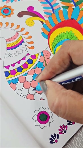 Got free time... lets colou #relaxing #relaxation #colour #indianart #diy #trashart