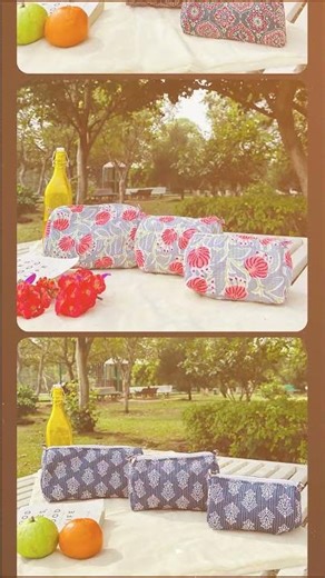 These are our handcrafted quilted cotton bags —soft, lightweight, and perfect for everyday use.