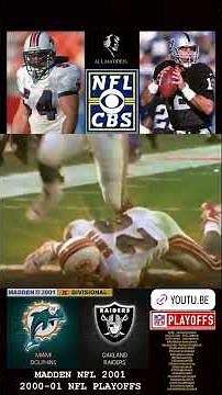 Madden NFL 2001 - Dolphins vs. Raiders | 2000 AFC Divisional