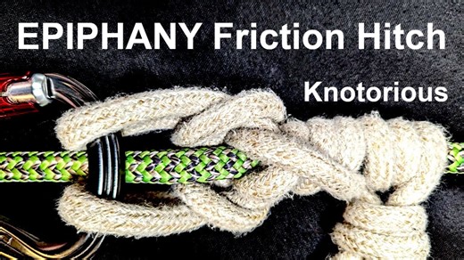 How the Epiphany friction hitch works in tree climbing