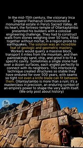 How did Inca builders achieve such seamless stonework with the tools they had available? #ancienthistory #archaeology | Ancient Blog