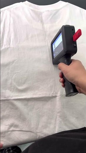 Print Logos on Clothes Instantly – Handheld Inkjet Printer Demo 🧥🖨️