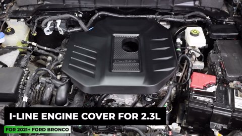 IAG I-Line Engine Cover for Ford Bronco 2.3L Turbo Motor 2021-2024 2/4 Door (Not Sport)