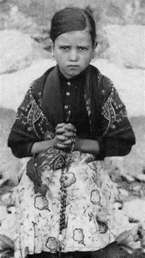 Saint Jacinta Marto, Fatima visionary, offered suffering for souls with pure love. ✝️✨ #our lady