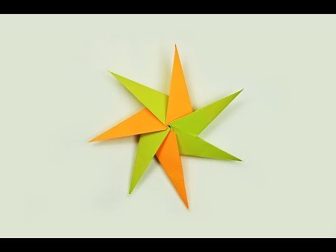 How to make a paper Spinning Star?