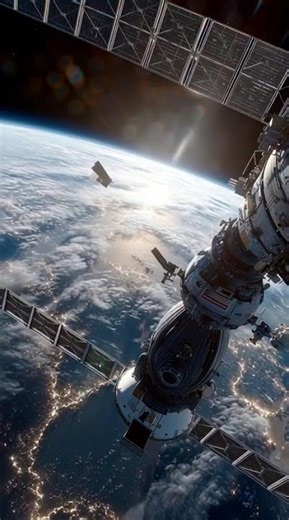 "Satellite deployment captured on orbit"