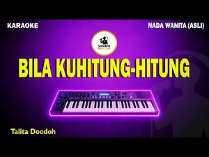 KARAOKE ROHANI | Bila Kuhitung-Hitung - Talita Doodoh | Nada Wanita | Karaoke Kristen