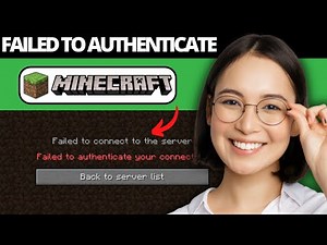 How To Fix Failed To Authenticate Your Connection On Minecraft