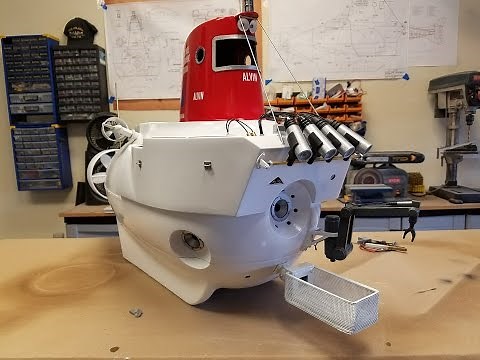 Alvin R/C Submarine - Completed project overview