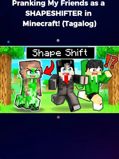 Pranking My Friends as a SHAPESHIFTER in Minecraft!