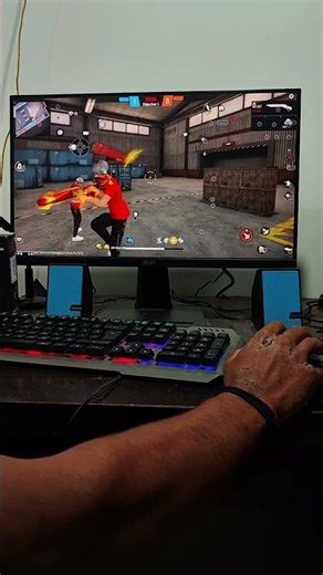 INSANE Free Fire PC Handcam Gameplay 🔥 | Smooth Headshots & Fast Reflexes 😱