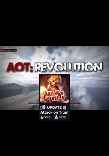 Best AOT Game?? 🗡️ | 100 DAYS 100 GAMES | Game: AOT Revolution #roblox #aot #attackontitan #attackontitanrevolution #inspiration #levi #eren #gamestoplaywithfriends