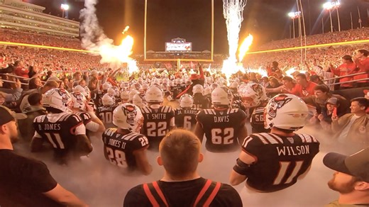 Smoke, lights and fire: NC State football’s incredible entrance