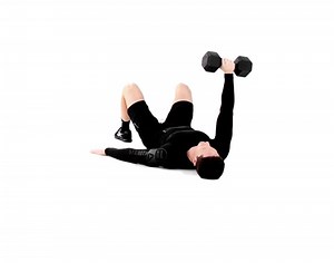 One-Arm Floor Press - Muscle & Fitness