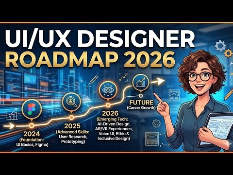 UI/UX Designer Roadmap 2026 | From Zero to Job-Ready (Skills, Tools & Portfolio) | Uplatz