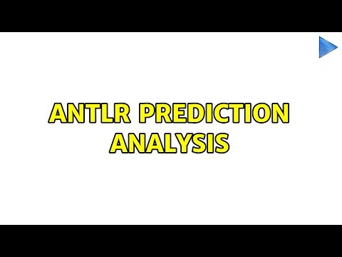 Antlr prediction analysis