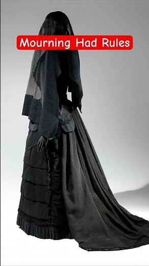 Victorian Mourning Had A Dress Code