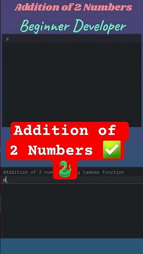 Python Program to Add Two Numbers ➕ | Easy Code