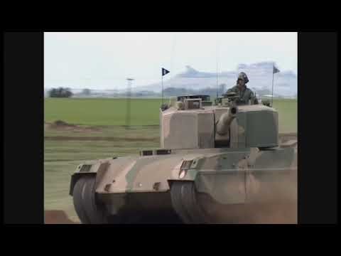 South African TTD Prototype Tank Driving