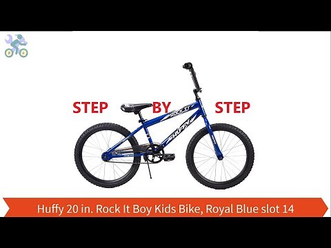 How to assemble Huffy 20 inch Rock It Kid's Bike, Royal Blue slot 14,Boy's