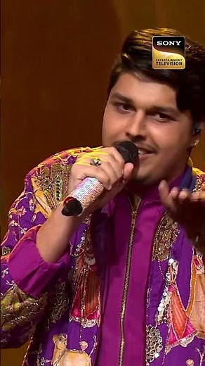 Manav's Incredible Singing | Indian Idol S16 | #indianidol #musicshow #shorts