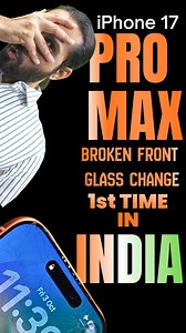 20K views · 1.6K reactions |  World’s First iPhone 17 Pro Max Glass Change!  Broken glass? Don’t worry – we make it look brand new ✨ Proudly done in India at Zorba Mobile  #iphone17promax #glasschange #worldsfirst #indiafirst #ZORBAMOBILE #mobilerepair #displayrepair #iphonescreenrepair #ahmedabad #techcare #bestfinish #brokentobrandnew #mobileexperts #glasschangeTraining #17air #17glasschange #glasschangeTraining | Zorbamobilecare | Facebook