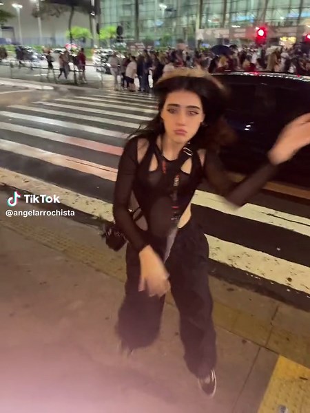 Dynamic Night Dance Performance in the City