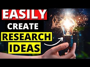 How To Easily Find Research Ideas and Topic: 5 Steps in 5 Minutes