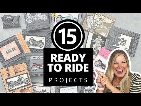 🔴 15 Amazing Cards created with the Ready to Ride Collection by Stampin' Up! [Ready to Ride Series]