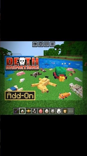 Death Animation addon for MCPE ☠️💥