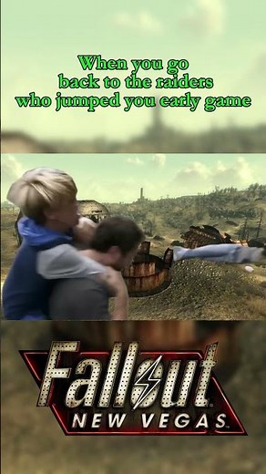 you go back to the raiders who jumped you early in the game #fallout #fallout4 #falloutnewvegas