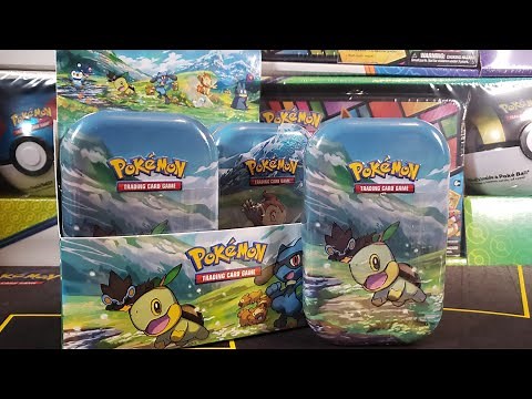 Pokémon Sinnoh Stars (Turtwig & Luxray) Mini Tin Opening