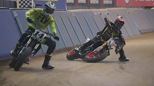 377K views · 2.5K reactions | Super slide by Ferran Cardus Gonzalez in Superprestigio Dirt Track practice. | American Flat Track | Facebook