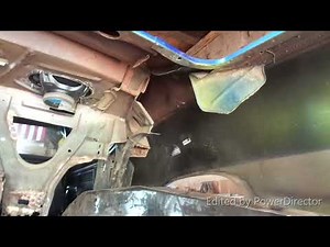 installing the 69 Camaro trunk pan