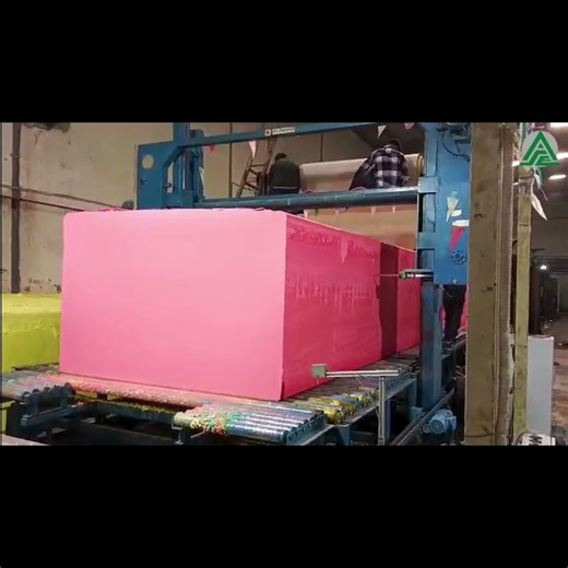 Existing ASE Continuous Foaming Machine updated with new NDOFLEX pouring system, PMAXX top paper.