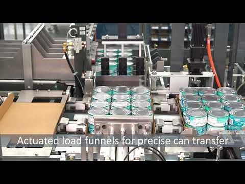 Nigrelli TP 40 Tray Packer and FlexWrap CM Shrink Bundler - Food Cans - BW Integrated Systems