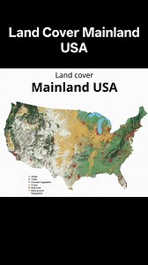 Land Cover Mainland USA. | Maps Porn