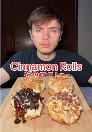 Cinnamon Rolls #fyp #mukbang #review #dessert #food | mukbangs