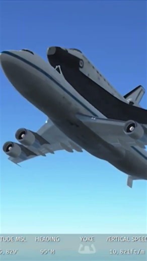 Infinite Flight Boeing 747 Space Shuttle Carrier E11 #shorts #gameplay #gaming
