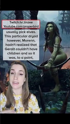 Geralt's dryad romance 🐺 #witcher #witcherseries #witcherbooks #geraltofrivia