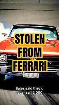 Pontiac Stole This Name from Ferrari #carhistory #carfacts #automobile #shorts