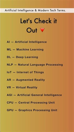 AI & ML TERMS 🤖 |found allways|