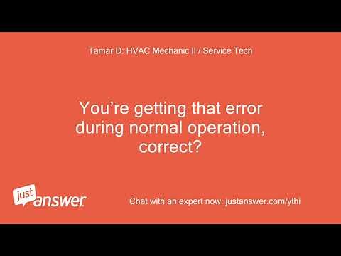 How do you erase error codes in a Trane 1050 thermostat. I