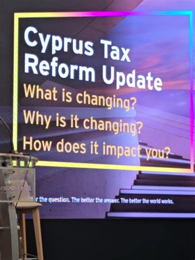 Cyprus Tax Reforms Update 2026 #EY #seminar #tax #cyprus #2026