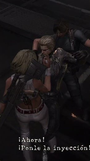 resident evil 5 con León y Ashley @ristar.shorts #residentevil