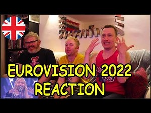 EUROVISION 2022 - UK - REACTION - SAM RYDER - SPACE MAN - FINAL