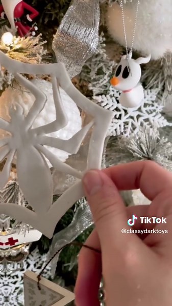Create a Nightmare Before Christmas Spider Snowflake