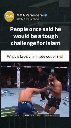 One of the most brutal and sudden chin downfalls in UFC history | Dariush | MMA Parambarai